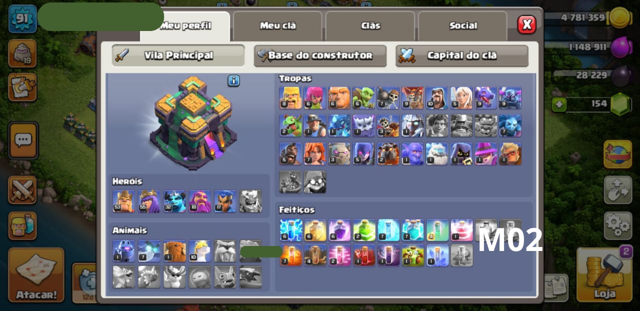 Contas de Clash of Clans Full Acesso