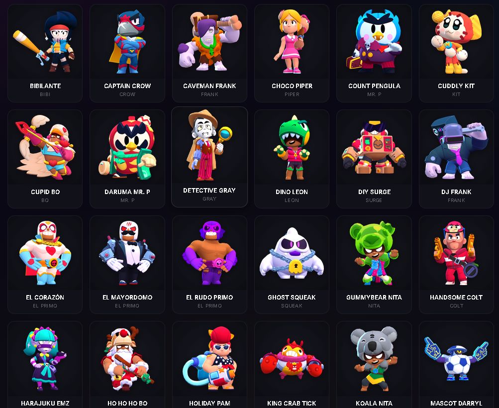 Conta Brawl Stars com shelly estelar | 16K troféus, Piper prestígio 1, 239 skins