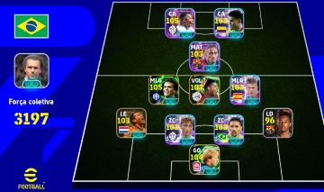 Conta Efootball com Mbappé 105 e Raphinha 103 Show Time
