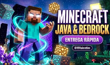MINECRAFT JAVA+BEDROCK ORIGINAL(FULL ACESSO PERMANENTE)