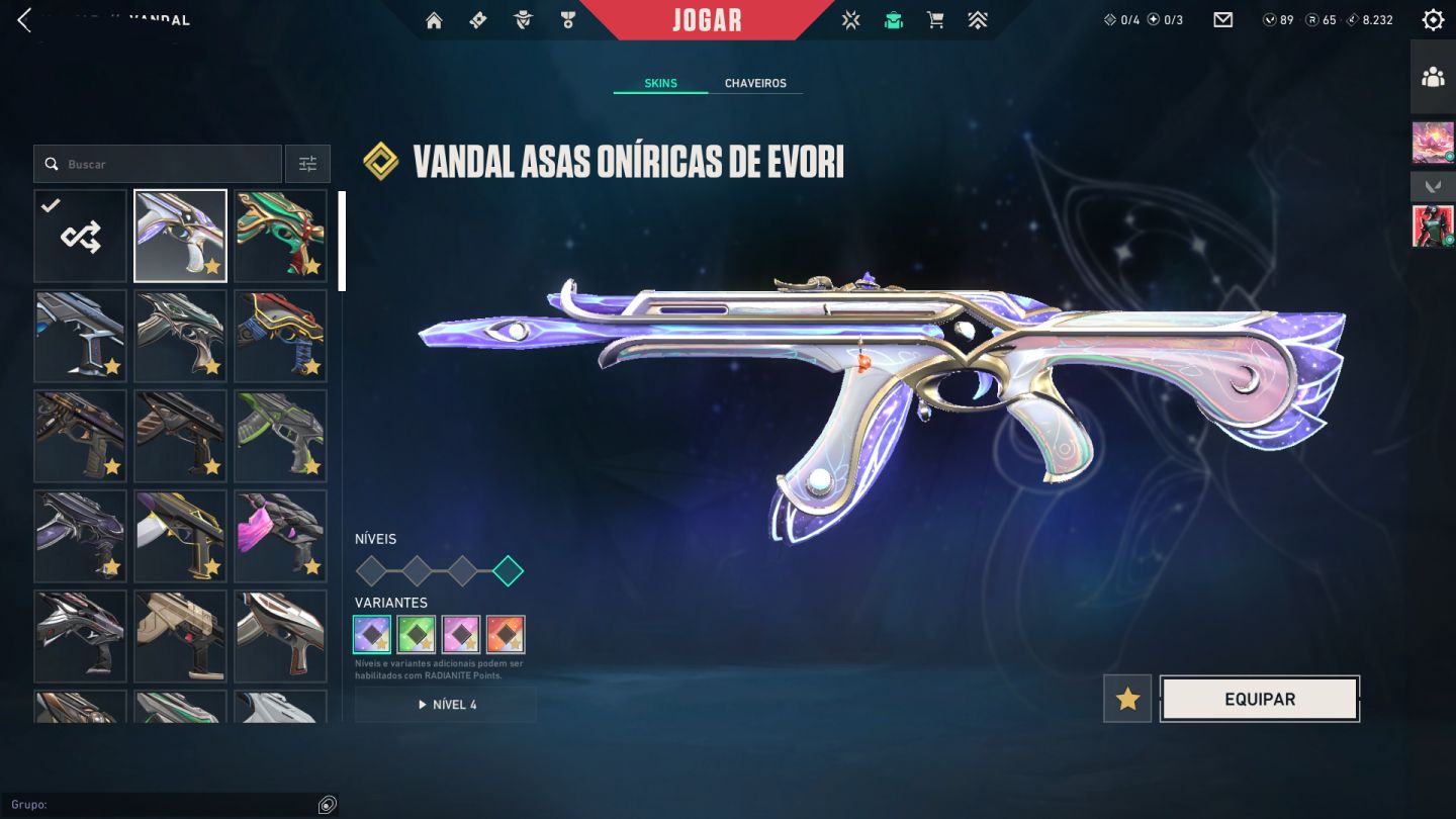 Conta Lv 391 Beta, Muitas Vandals e Facas. (Preço Negociável)