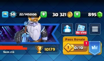 CONTA CLASH ROYALE - NÍVEL 58 | 10.179 TROFÉUS