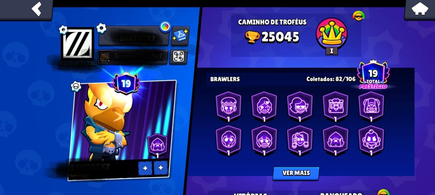 25K TROFEUS, ALGUMAS SKINS, 19 PRESTIGIOS, 2.1 K VITORIAS 150 HORAS GAMEPLAY