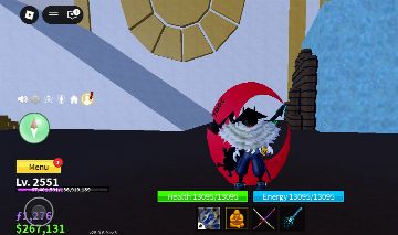 Conta Blox Fruits quase LvL max (GAMEPASSES)