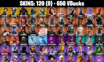 Conta Fortnite com The Reaper | Elite Agent | Omega (stage 5) e 120 Skins