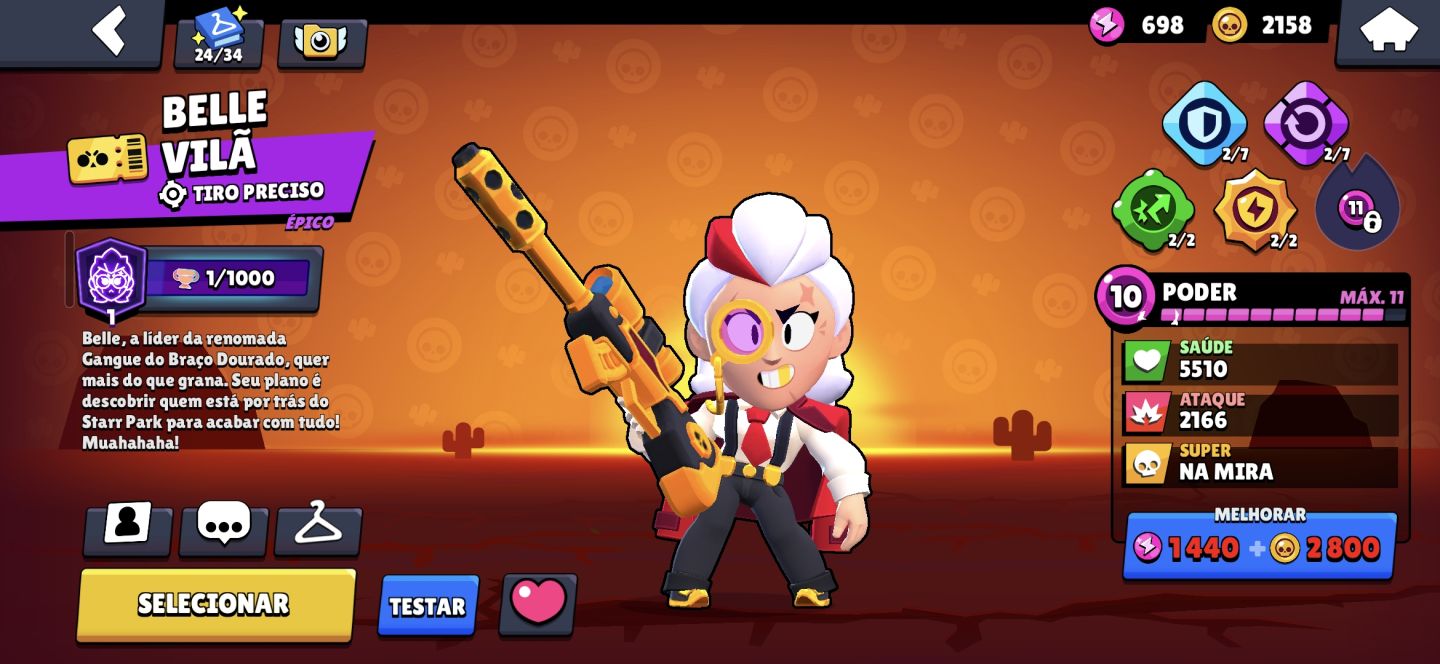 CONTA DE BRAWL STARS EXTREMAMENTE RARA