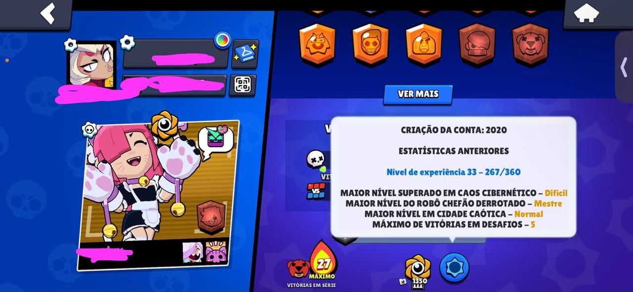 CONTA DE BRAWL STARS DE 2020 COM DARRYL DIM SUN, ANTIVÍRUS 8-BIT