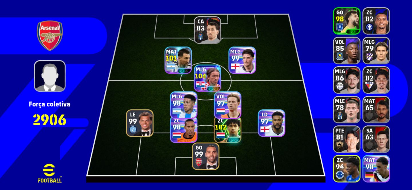 [MELHORES CONTAS] Contas eFootball TOP com vários ÉPICOS - SOMENTE KONAMI ID