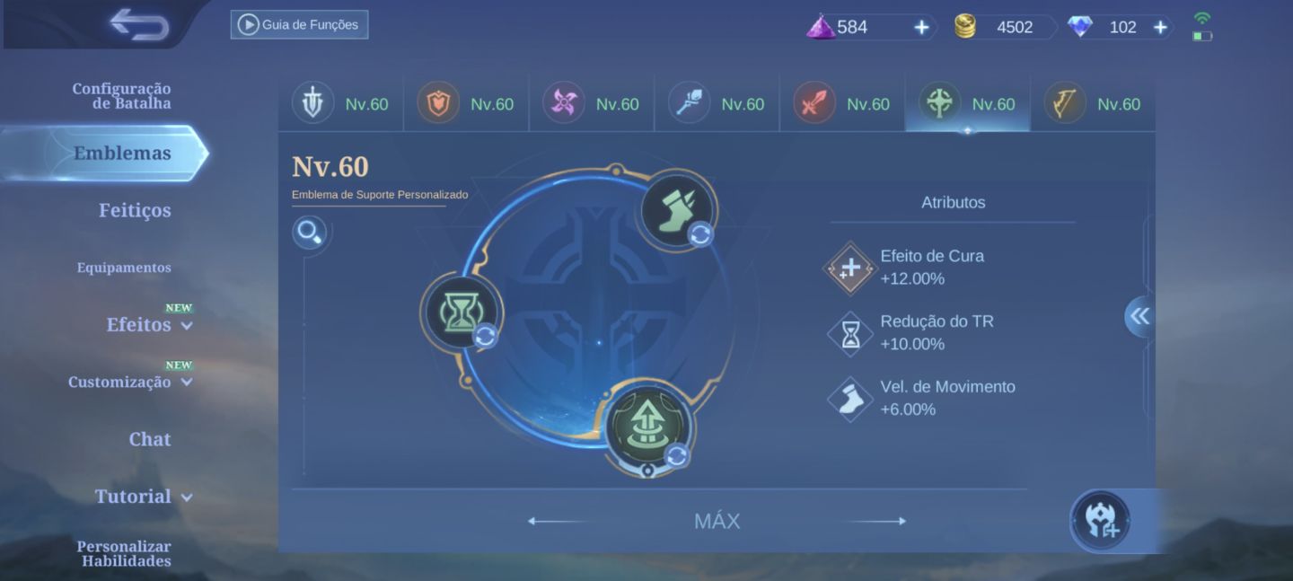 CONTA MLBB 255 SKINS + legend da FREYA , FULL EMBLEMA PRA SAIR RAPIDO!!