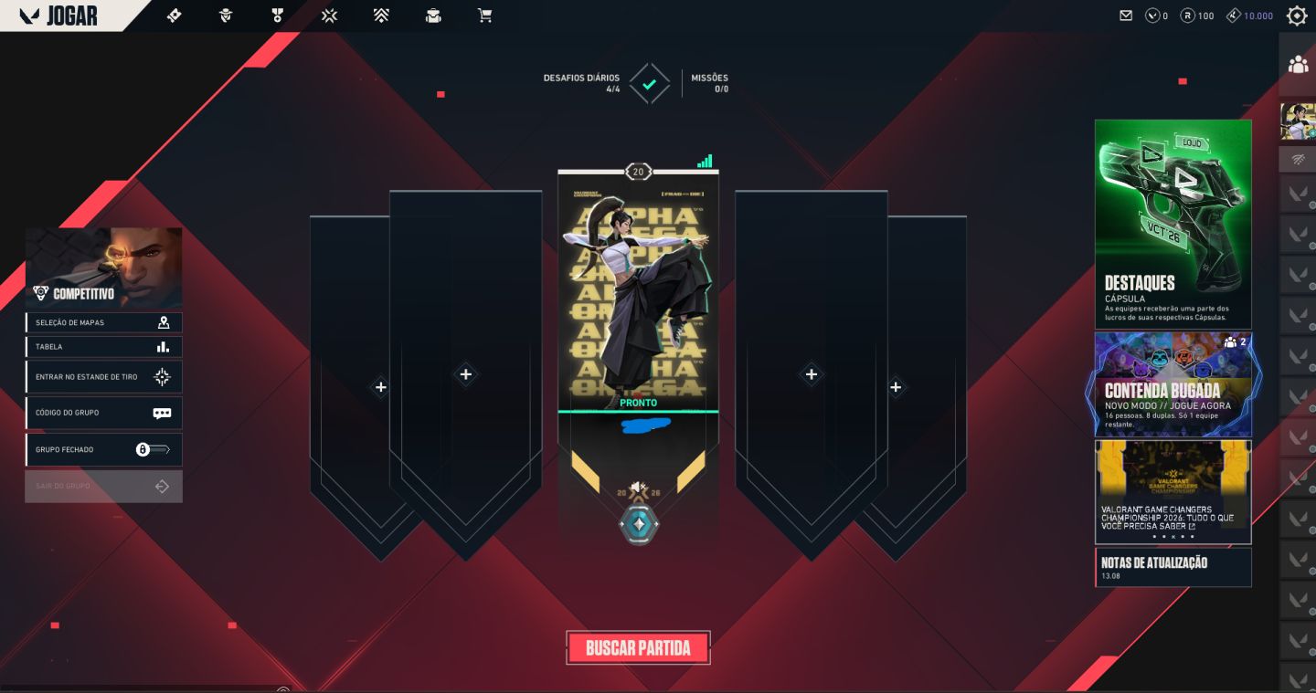 Conta Valorant plat 3 mmr alto