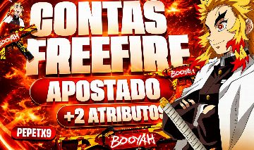 CONTAS SMURFS FREE FIRE PARA APOSTADO COM UMP ATRIBUTADA | +2 ATRIBUTOS