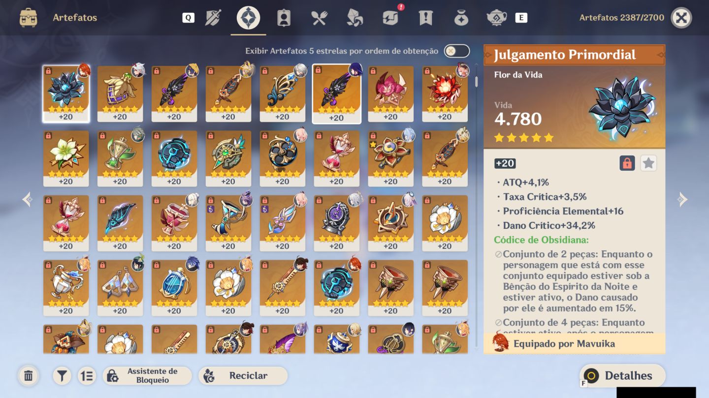 Conta Endgame | 39 Personagens T5 - 37 armas T5 (Columbina C2 + Odette C2 etc)