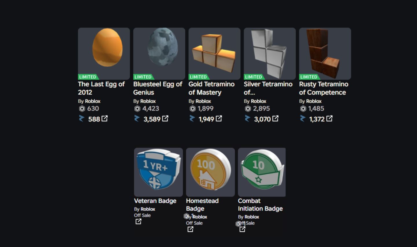 CONTA ROBLOX ANTIGA 2006 COM 10K DE RAP + ID 4 DIGITOS E 3 OFFSALES [UNVERIFIED]