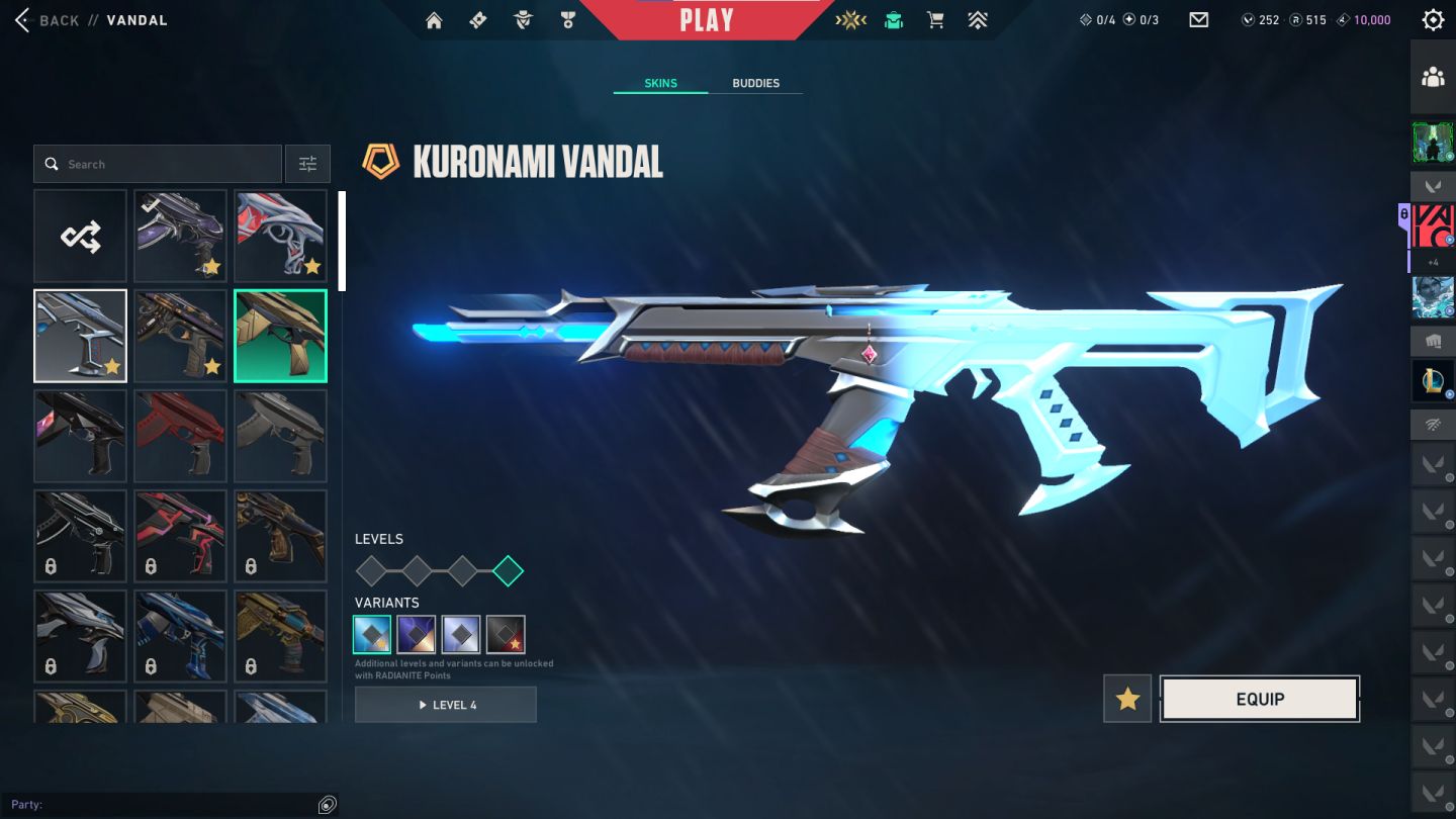 CONTA VALORANT COM VÁRIAS SKINS | FACAS + VANDAL + PHANTOM + SHERIFF