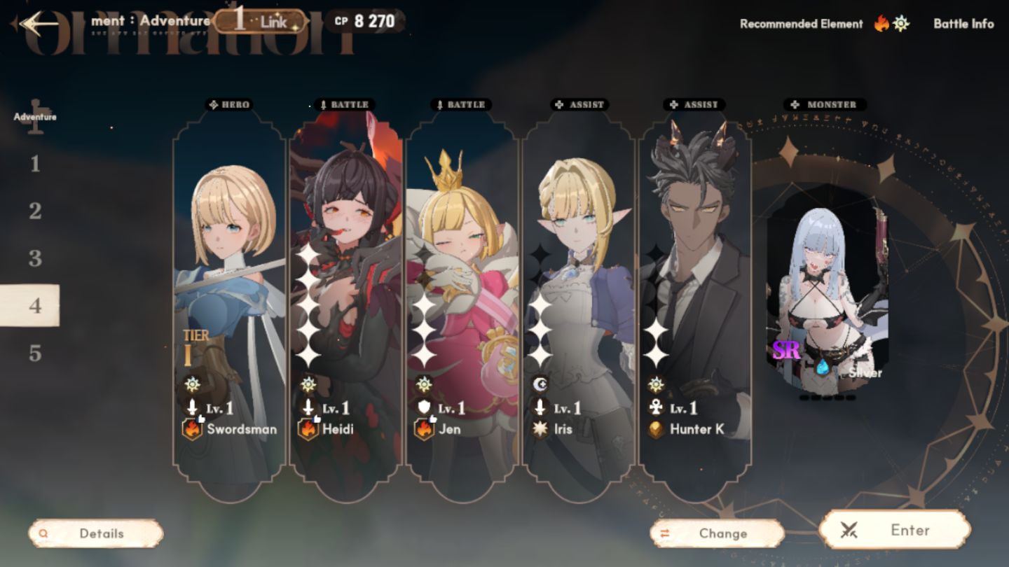 Star Sailors | Heidi 5/5 + SSR | 5 Tier S | Farm Intacto | Reroll | ENTREGA AUTO