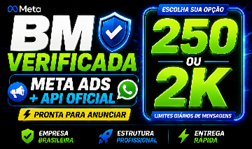 BM Verificada Empresarial | Meta Ads + API Oficial
