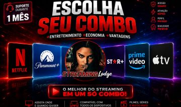 NETFLIX / PRIME VIDEO / STAR PLUS / ESPN/ PARAMOUNT (ACESSOS PRIVADOS)