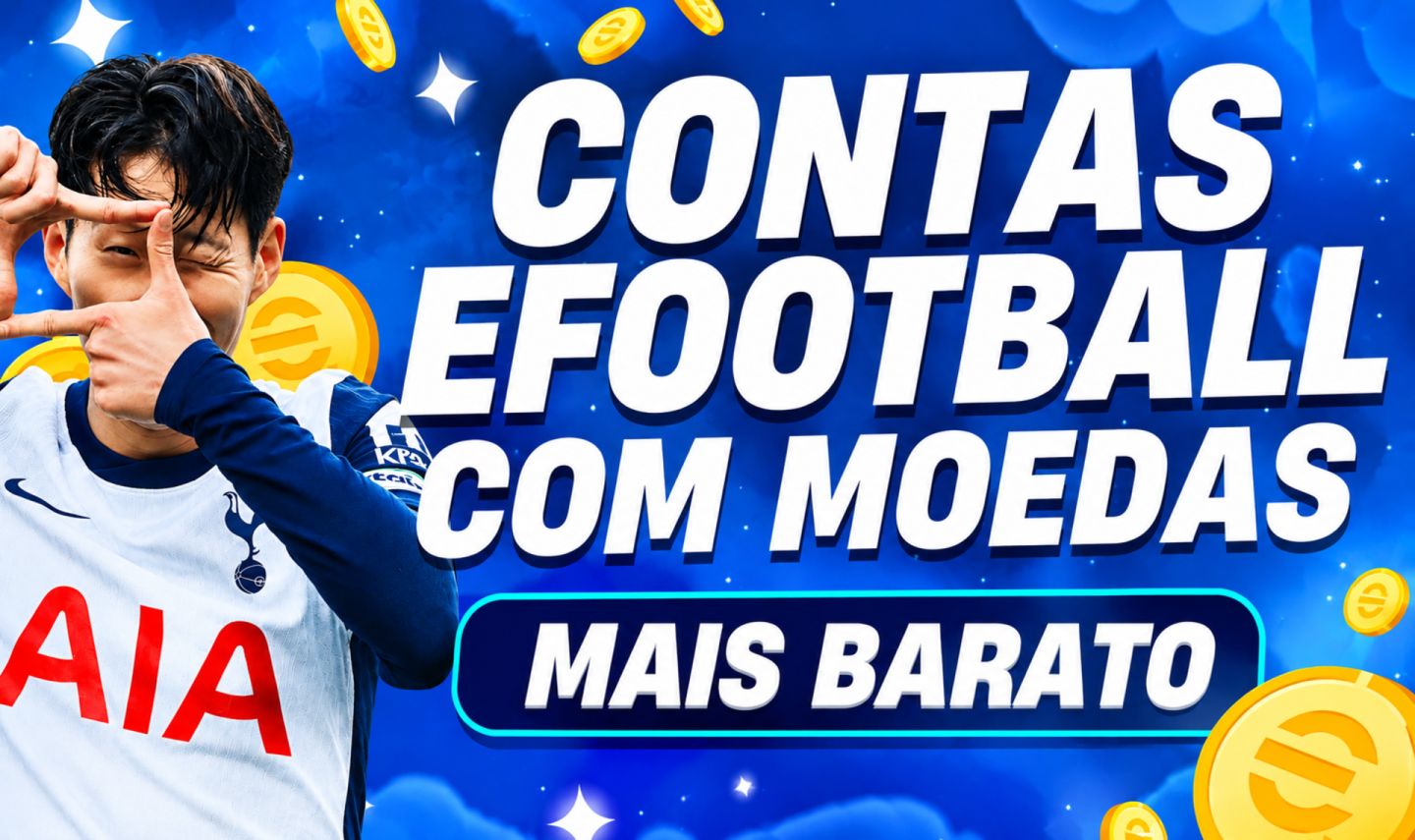 [ANDROID/IOS] CONTAS EFOOTBALL 1000-13000 COINS + 140-150 JOGADORES - BRINDE