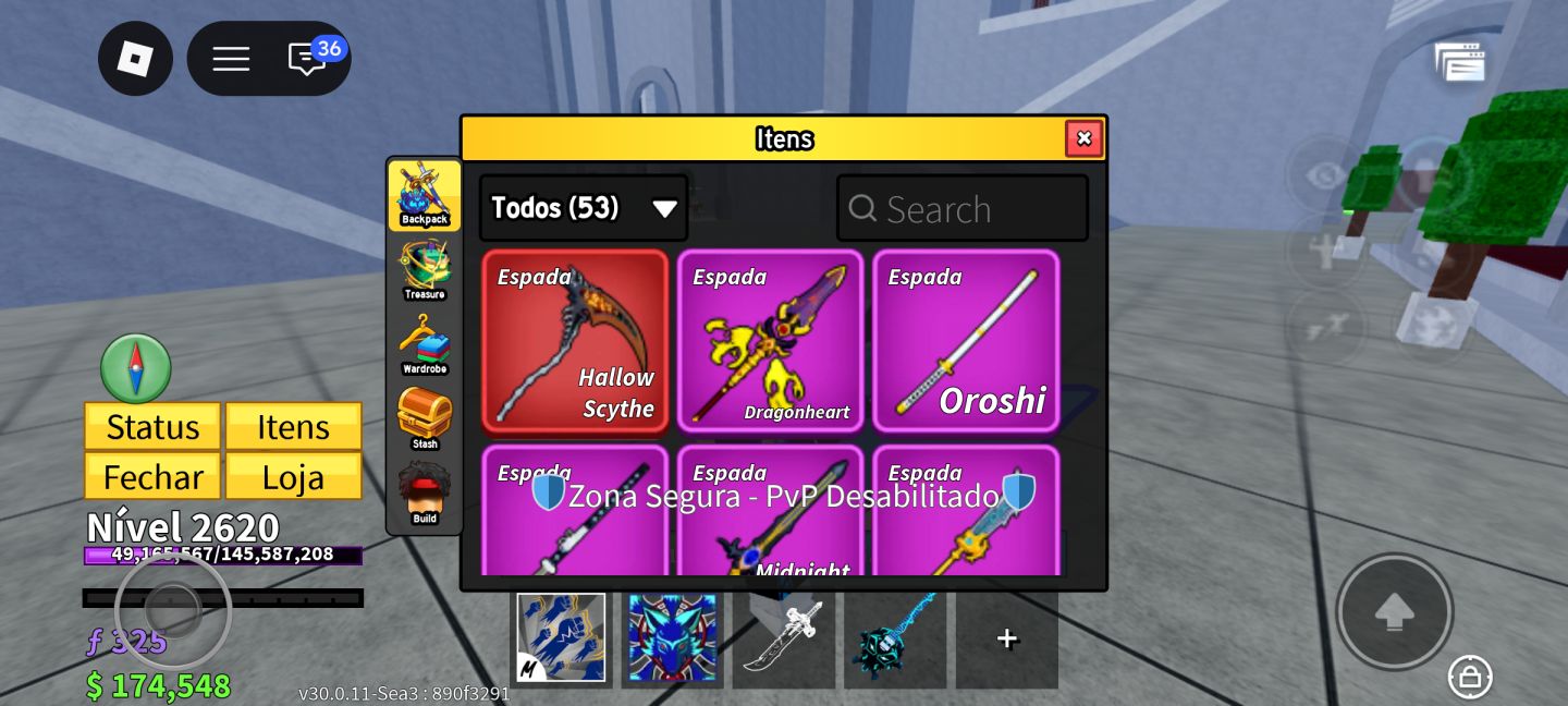 Conta de blox fruits full v4 kitsune perm e mais