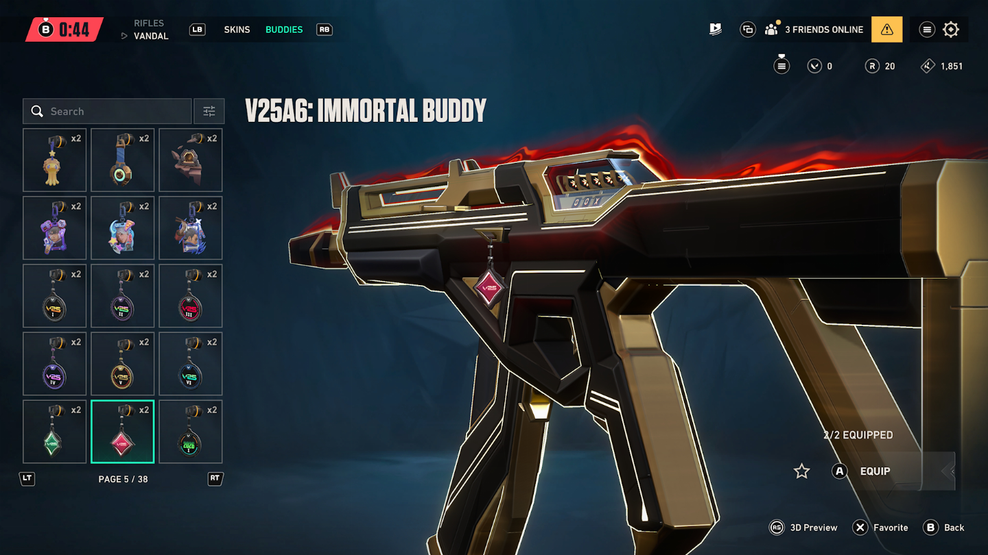 CONTA VALORANT EX IMORTAL + CHAMPIONS 2025 + 3 FACAS + MUITAS SKINS