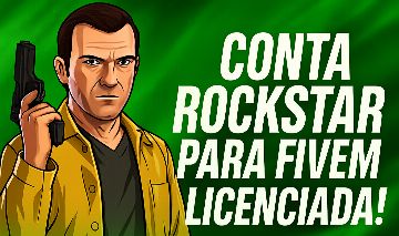 CONTA ROCKSTAR PARA FIVEM LICENCIADA (ENTREGA RÁPIDA)