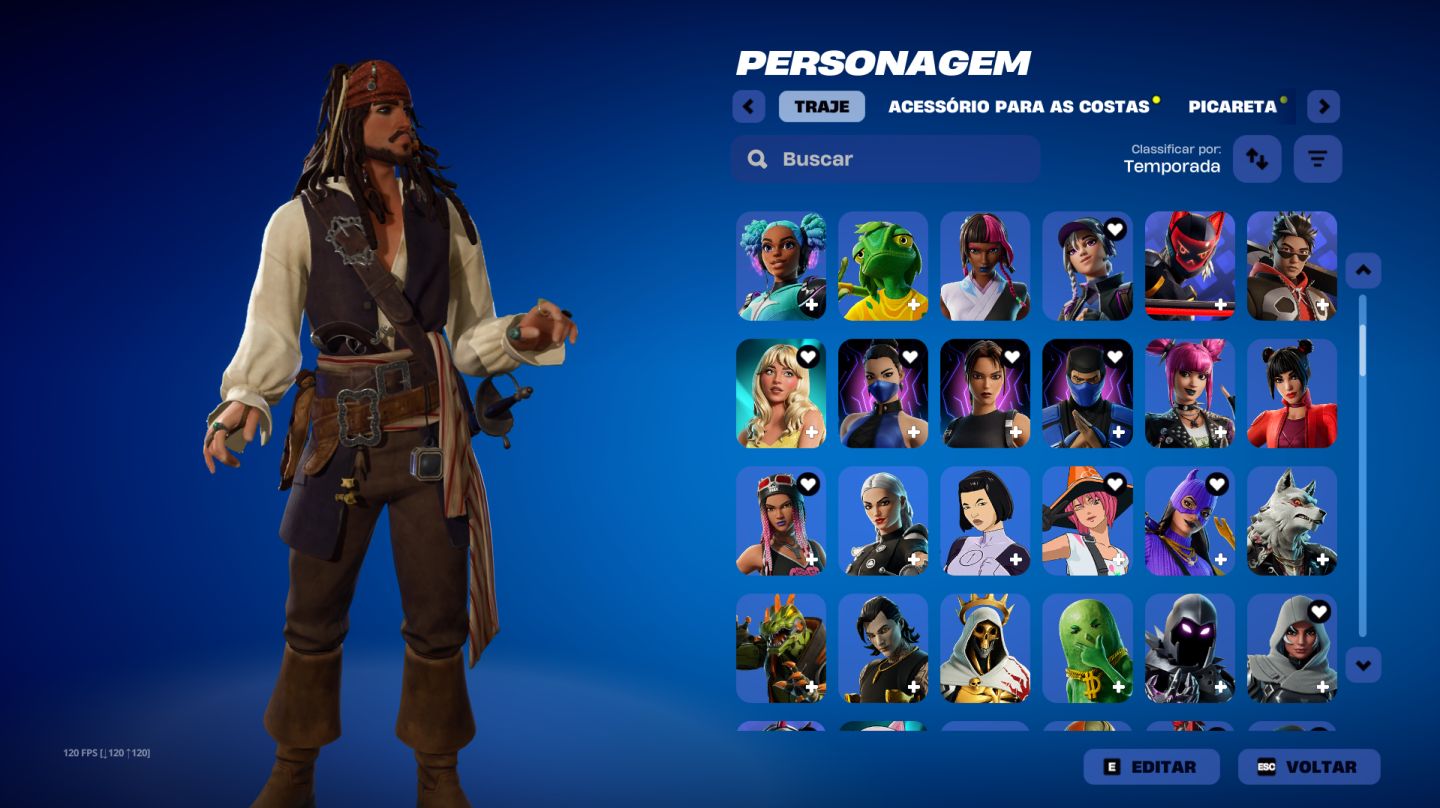 CONTA FORTNITE OG / STACKED 264 SKINS + STW FOUNDER