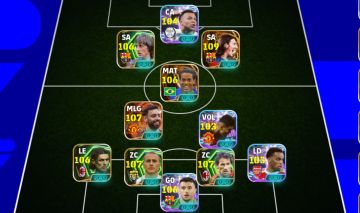 Conta Efootball Messi 109 Cruyff 108