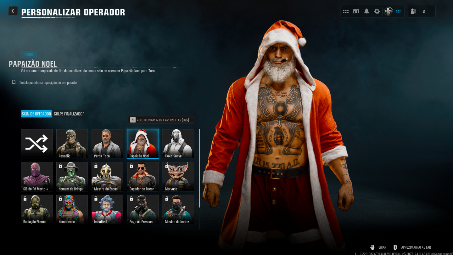 Conta warzone com muitas skins