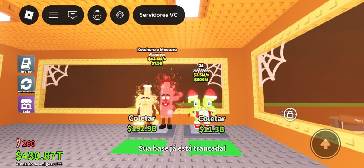 PREÇO DE FORNECEDOR BRAINROTS NO ROUBE UM BRAINROT (ROBLOX)