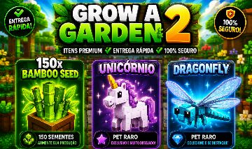 GROW A GARDEN 2 | BAMBOO SEED, UNICORN E DRAGONFLY | ENTREGA RÁPIDA 400 bambu