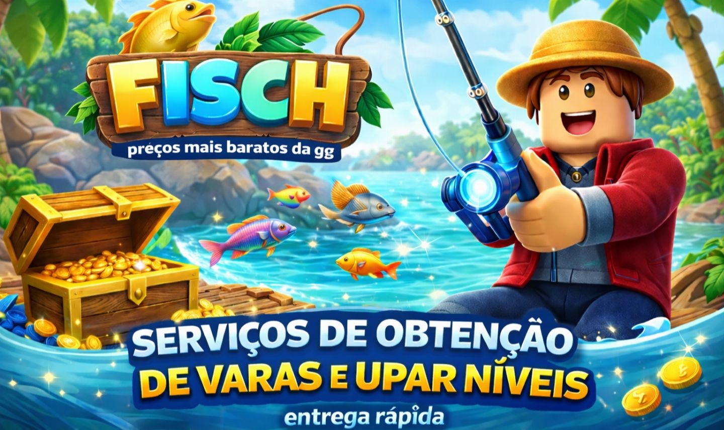 SERVIÇOS DE OBTENÇÃO DE VARAS NO FISCH/UP LEVEL FISCH/LIBERAR BESTIARIO/