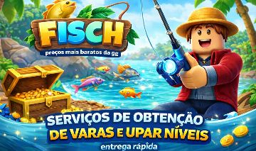 SERVIÇOS DE OBTENÇÃO DE VARAS NO FISCH/UP LEVEL FISCH/LIBERAR BESTIARIO/