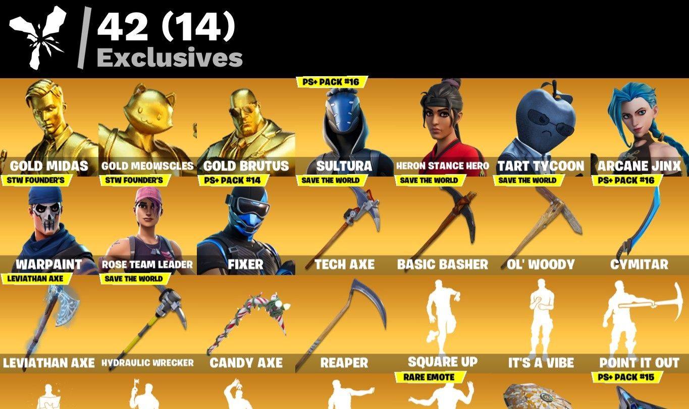 CONTA FORTNITE EXTREMAMENTE RARA E TRYHARD 302 SKINS MACHADO DO KRATOS JYNX!