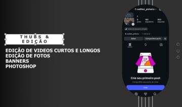 Faço edição de videos,thumbnails,tec.