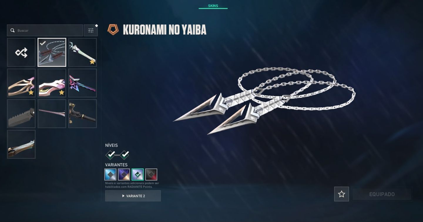 Conta Valorant com muitas skins (Pack Kuronami 1)