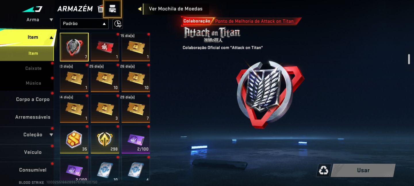 Blood Strike Conta Lv.41 Mestre III, Skins Ultra e Lendárias + Armas Raras