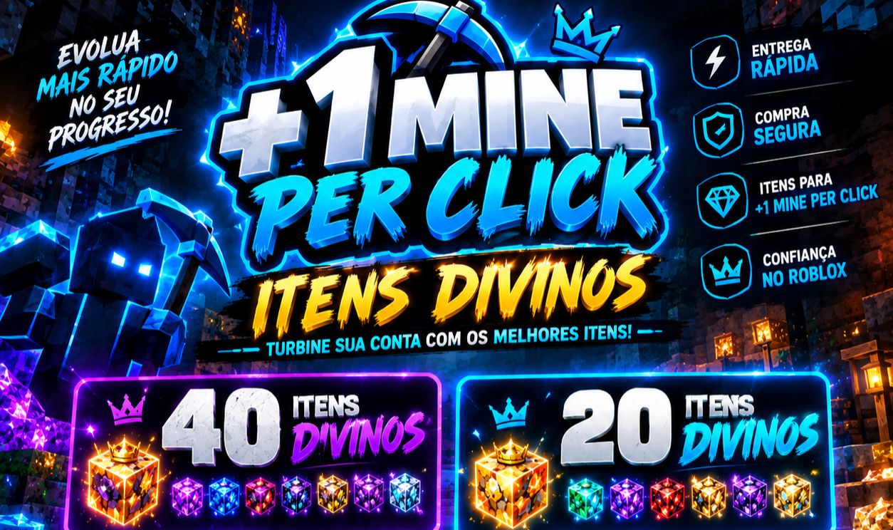 ITENS DIVINOS +1 MINE PER CLICK