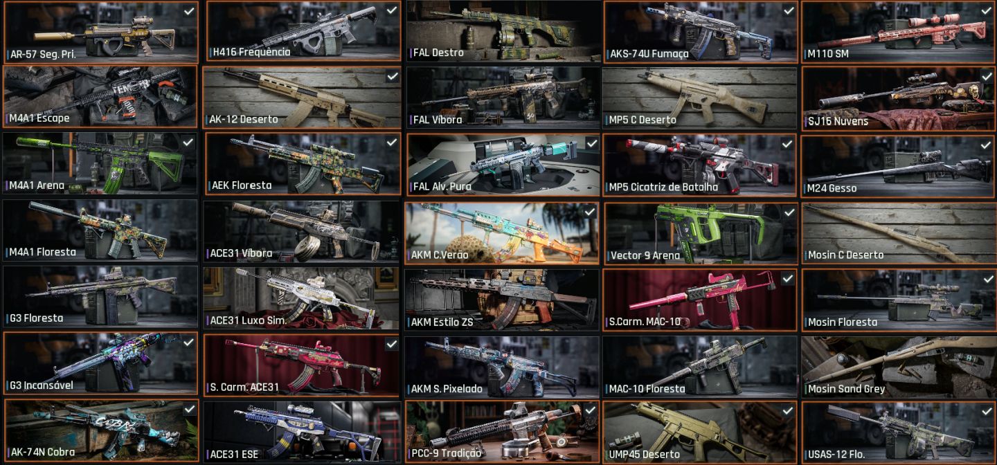 Conta Arena Breakout Pc Full Acesso - Nvl30 - 100M Koen - Muitas Skins