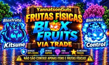 Loja De Blox Fruits : Frutas Físicas/ Skins Limitadas/ Kitsune/ GutsStore