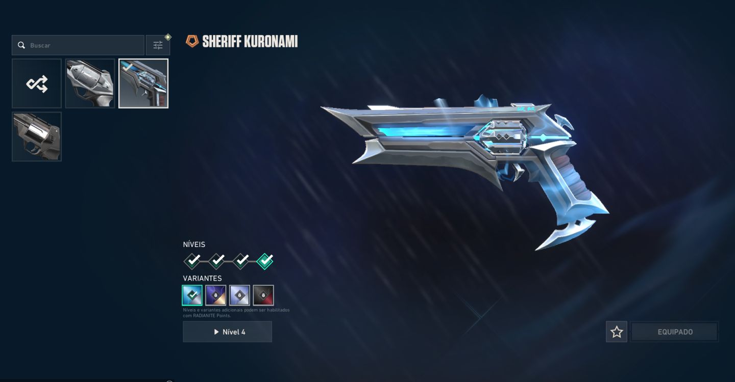 CONTA DE VALORANT C/ MUITAS SKINS - EX DIAMANTE 1