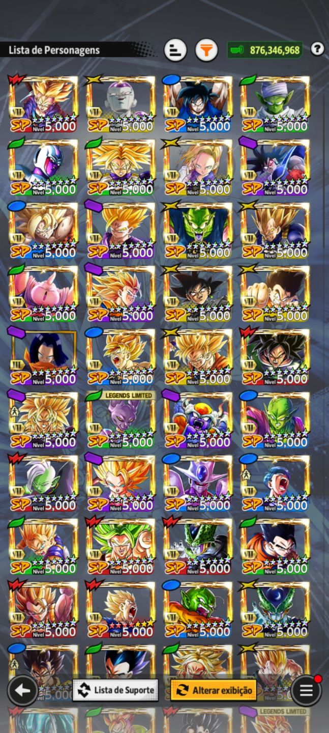 Conta end game lv654 (valor negociável)