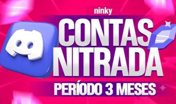 CONTA NITRADA DISCORD COM 3 MESES DE NITRO | FULL ACESSO