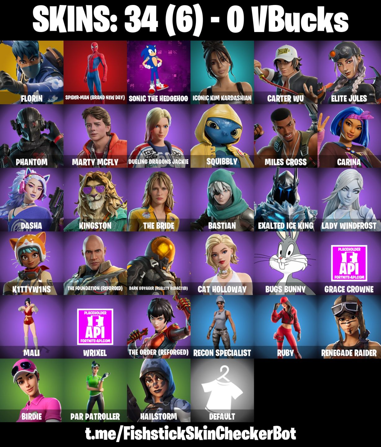 Conta Fortnite com Florin | Spider-Man (Brand New Day) | Sonic e 34 Skins