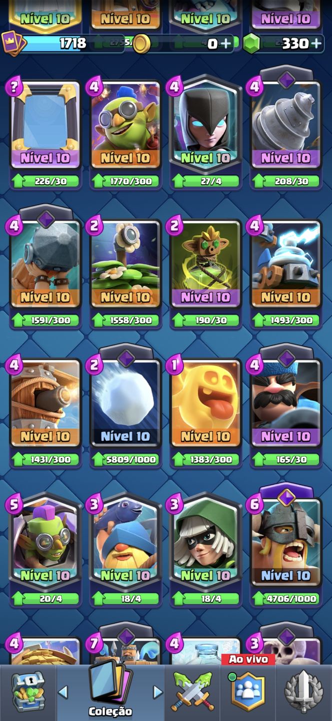 Conta OP de Clash Royale 13000 troféus 7 anos