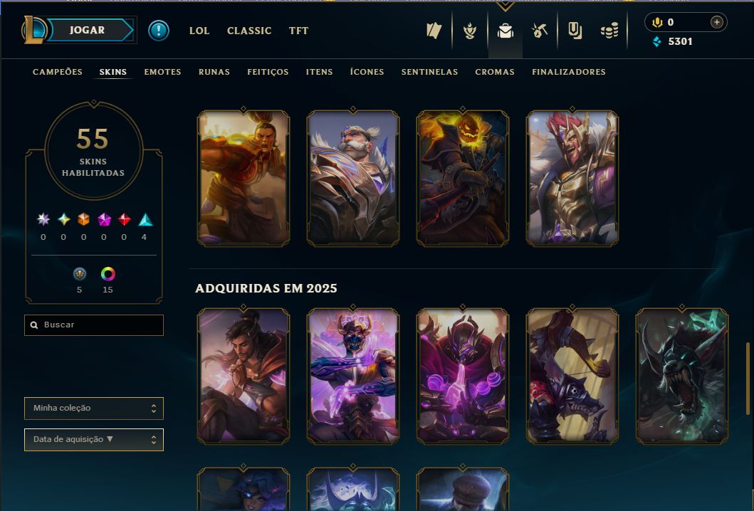 CONTA LOL ESMERALDA 4