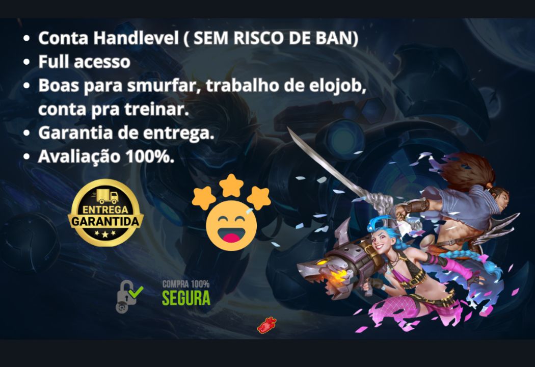 CONTA DIAMANTE LOL (PROMO)