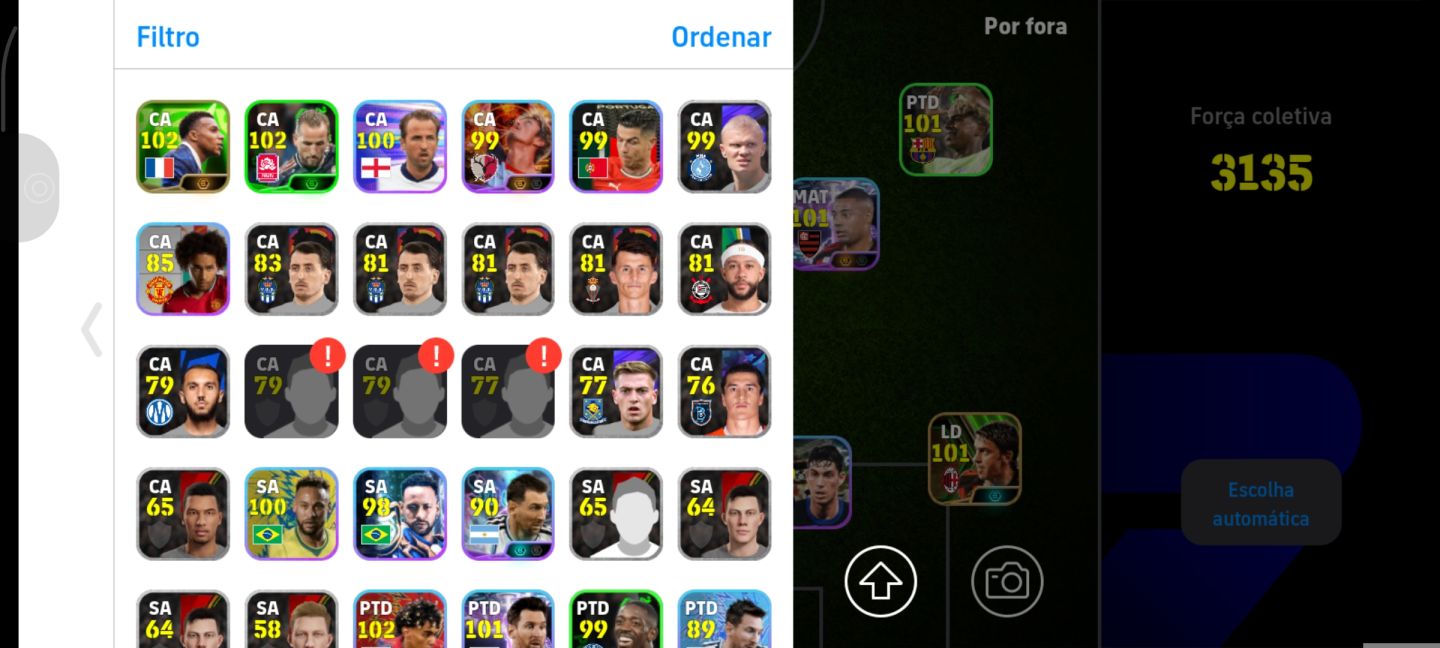 Efootball conta barata!