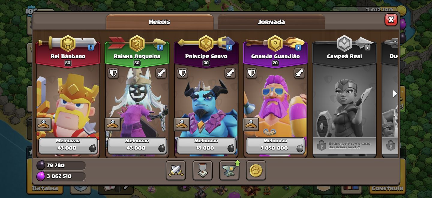 Conta de clash of clã cv11 Full no máximo, cheio de itens mágicos