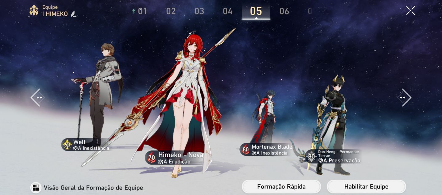 Conta com times completos SW 999 + Castorice, com MUITO conteúdo
