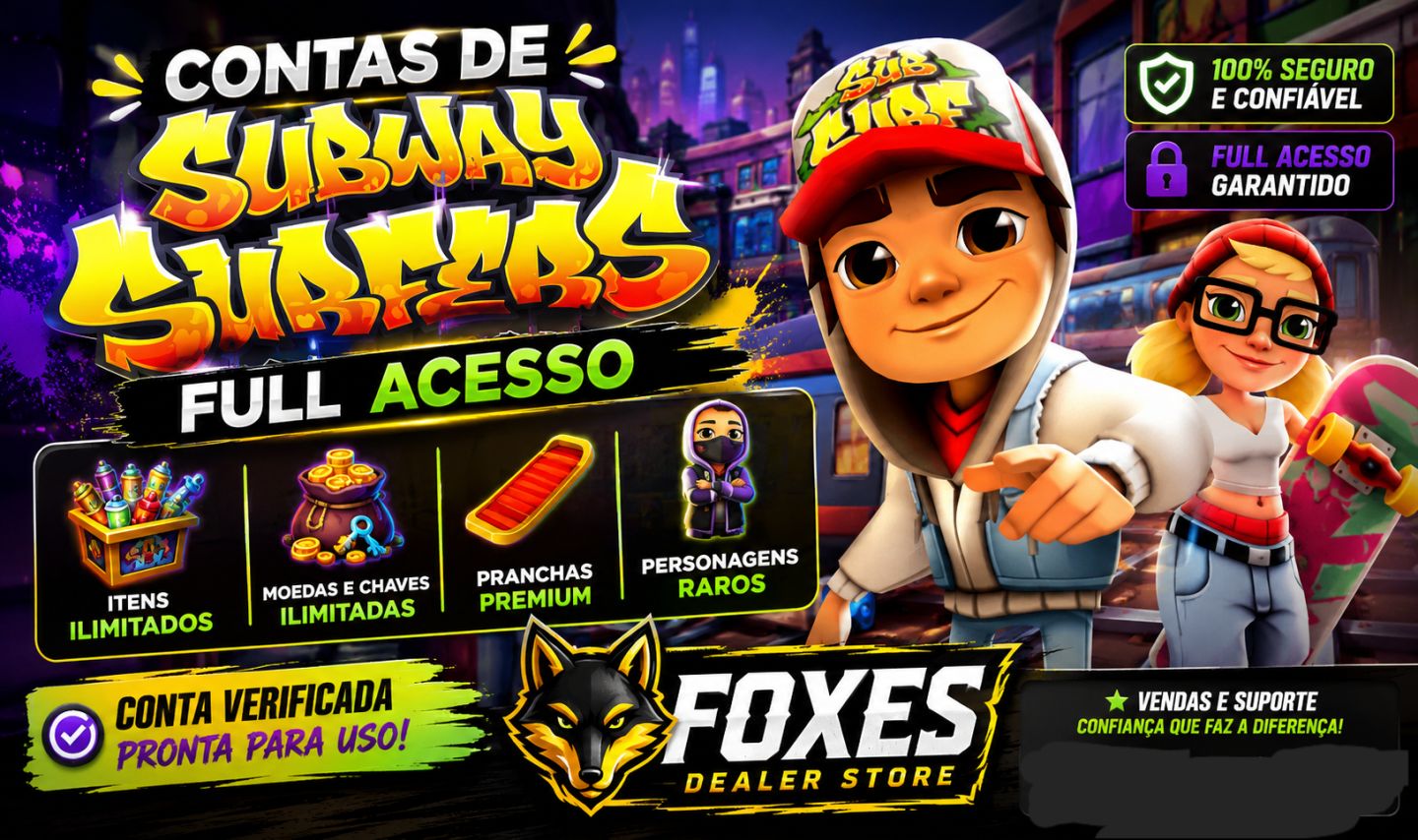 CONTAS FULL SUBWAYSURFIS (FULL ACESSO) [PERSONAGENS E RECURSOS]